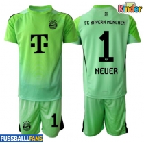 Bayern Munich Manuel Neuer #1 Torwart Heimtrikotsatz Kinder 2025-26 Kurzarm (+ Kurze Hosen)
